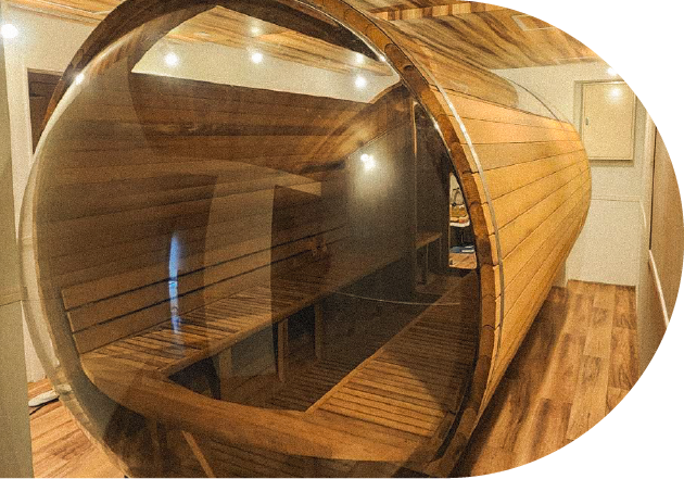 フィンランド式バレルサウナの画像